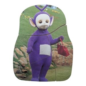 Vintage Tinky Winky Teletubbies Puzzle Pieces